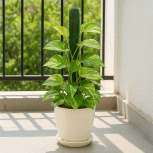 Buy Money Plant Variegated with Moss Stick | Indoor Lucky Plant